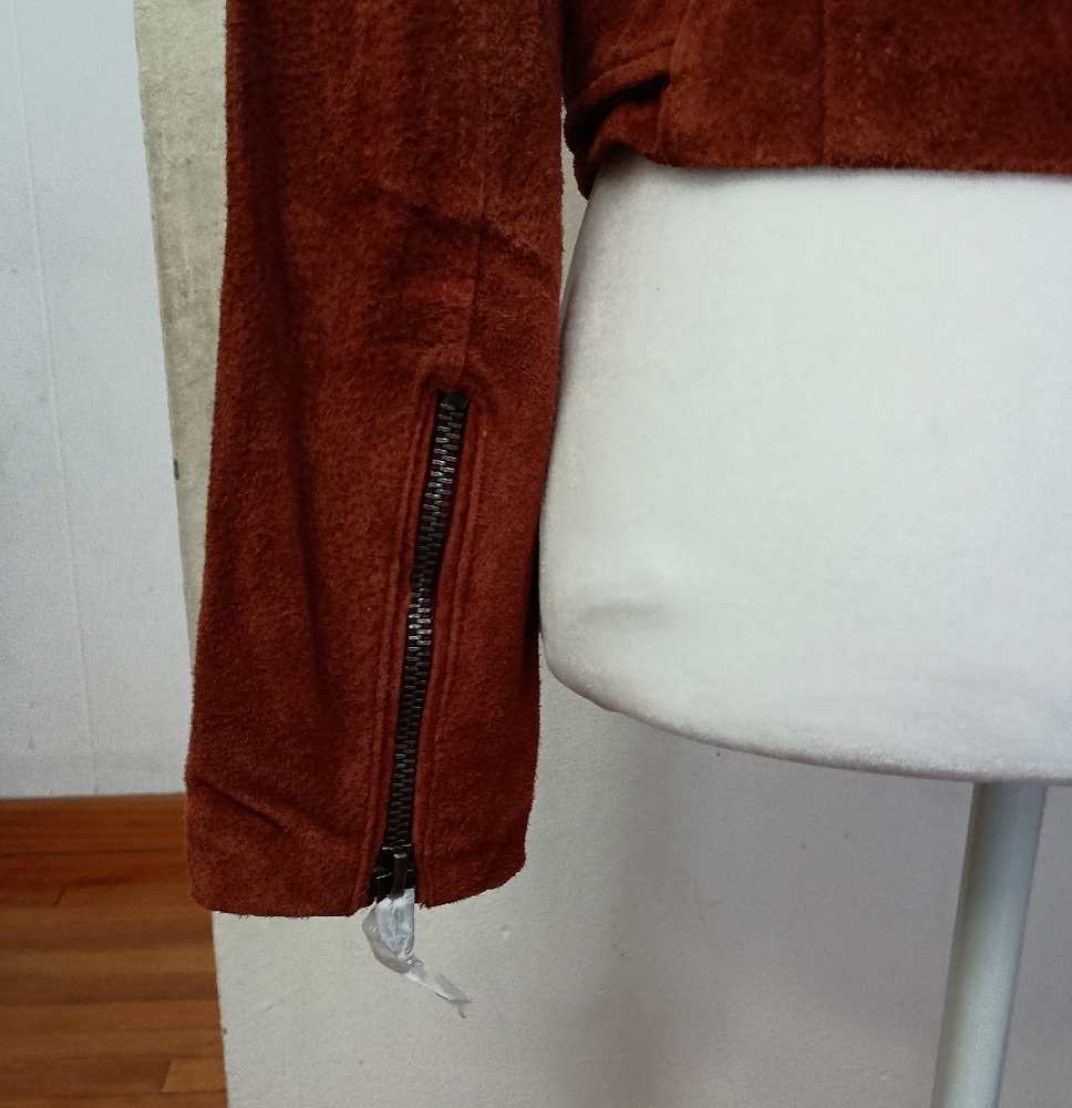 NWT Leather Suede Moto Jacket BLANKNYC XS - Picture 12 of 16